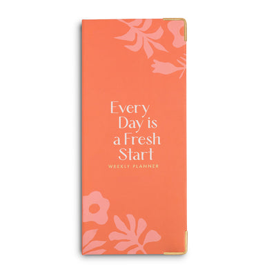 7mm Between the Lines | Weekly Planner | Coral Rush | Printed Hardbound Notepad | 120 Leaves