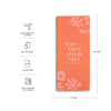 7mm Between the Lines | Weekly Planner | Coral Rush | Printed Hardbound Notepad | 120 Leaves