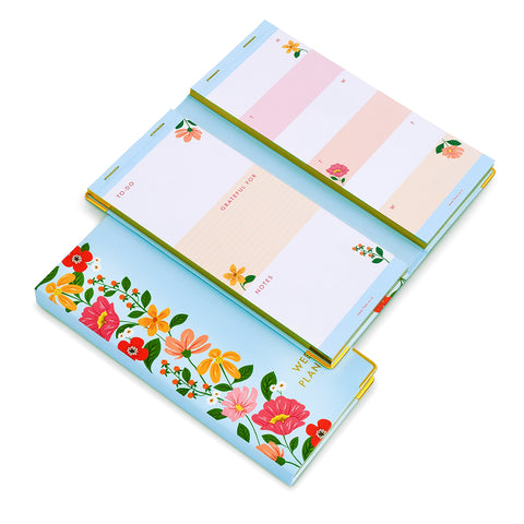 7mm Between the Lines | Weekly Planner | Floral Affair | Printed Hardbound Notepad | 120 Leaves