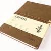 ISHRA A5 Size Ruled Notebook | Ideal Note Book Journal Diary for Work Office Writing Journaling Note Taking Travel | Brown Soft Cover| 172 Pages | 80gsm | Fountain Pen Friendly Paper
