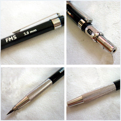 Aristo | Retractable Mechanical Pencil | Matt Black | FMS Series | 2.0mm