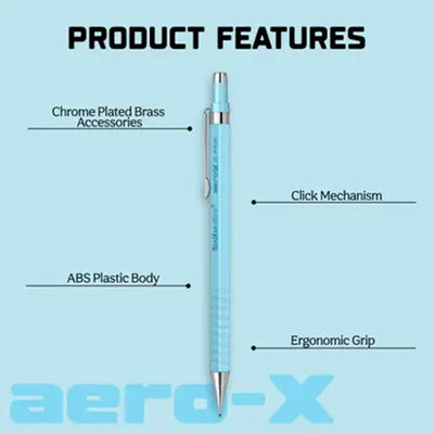 Scrikss | Aero-X | Mechanical Pencil | 0.7mm | Light Blue