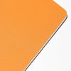 Zequenz B6 Size Orange Notebook Ruled Lined Acid Free Paper 120 Pages 80GSM 360 Degree Flexibility 100% Handmade Eco PU and Cream paper Fountain Pen Friendly POP Series – Brick