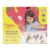 Jovi Case Tempera Paint, 12 Assorted Bottles of 15 ml, color (521)