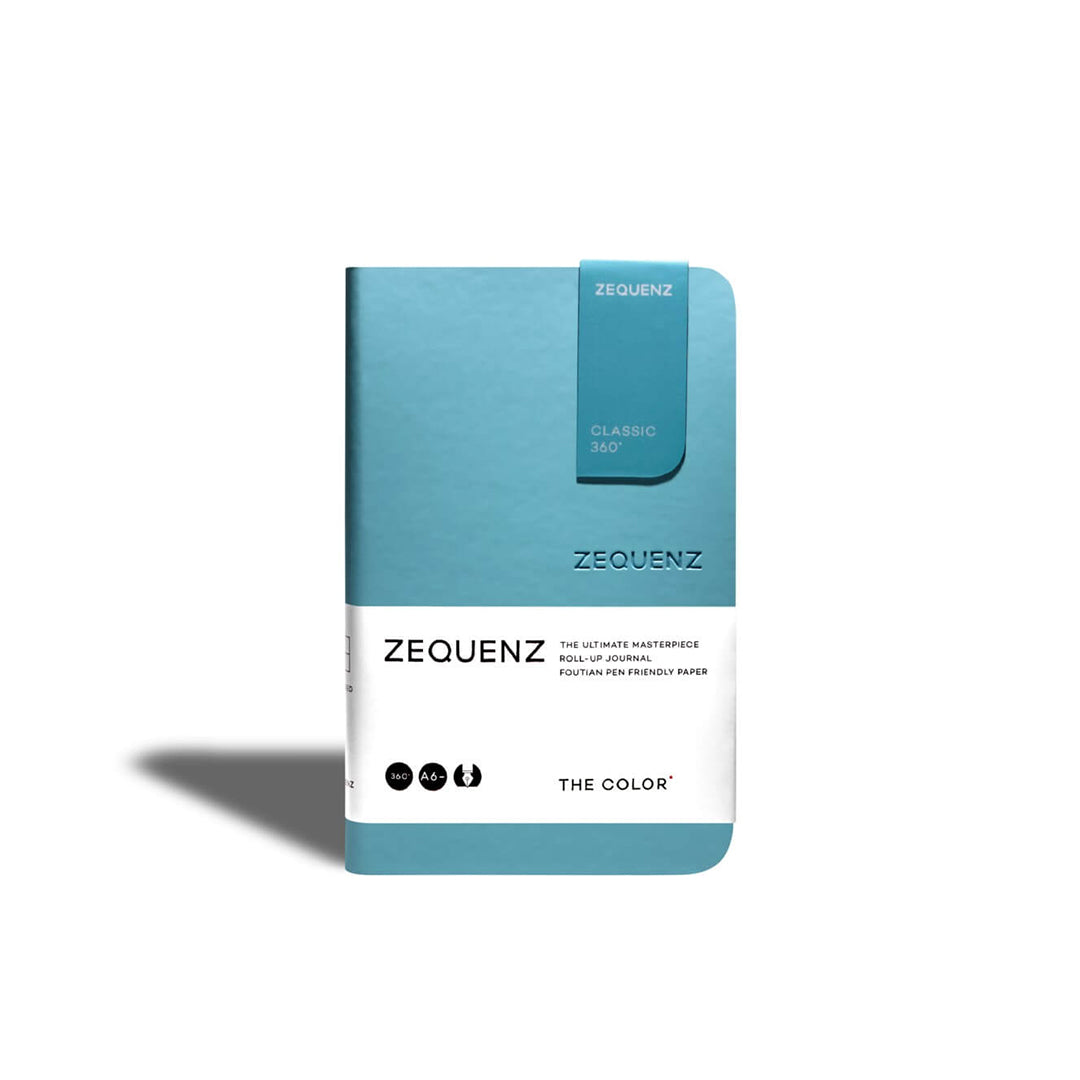 Zequenz The Color A6 Ruled Notebook - Turquoise