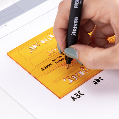 Aristo | Pigment Liner | 0.05, 0.1, 0.2, 0.3, 0.5, 0.8mm | Set of 6 pens