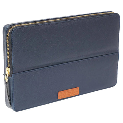 Arista | Pen Leatherette | Pen Case For 12 Pens Blue