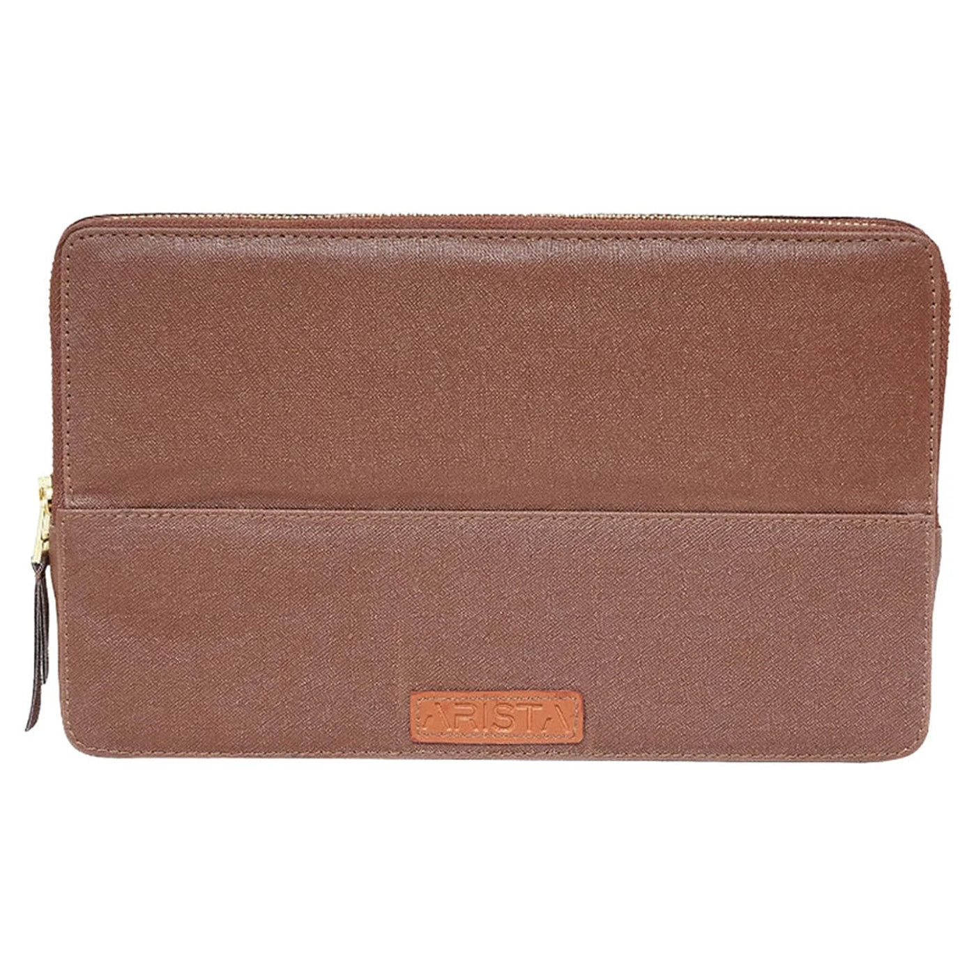 Arista | Pen Leatherette | Pen Case For 12 Pens Brown