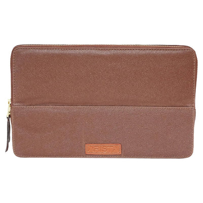Arista | Pen Leatherette | Pen Case For 12 Pens Brown