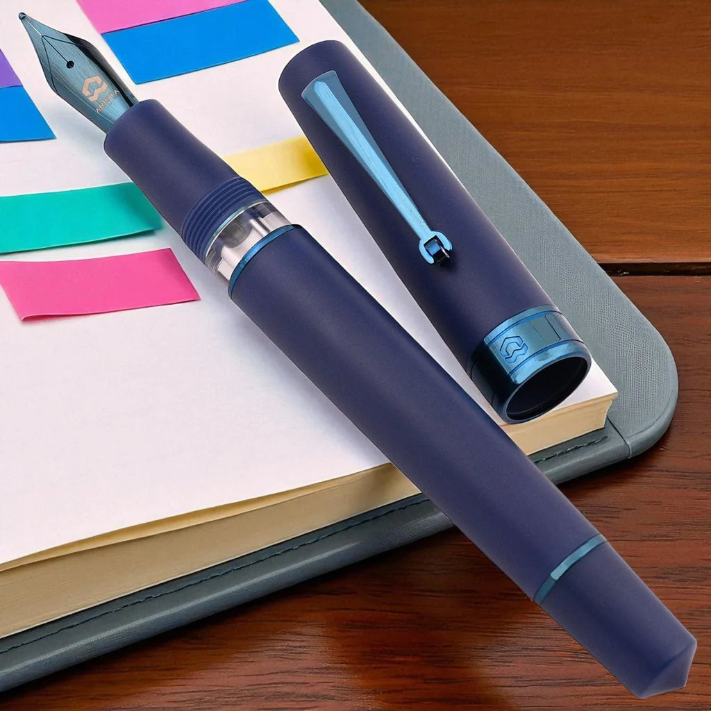 Arista | One Classic | Fountain Ink Pen | Blue Pvd Plated