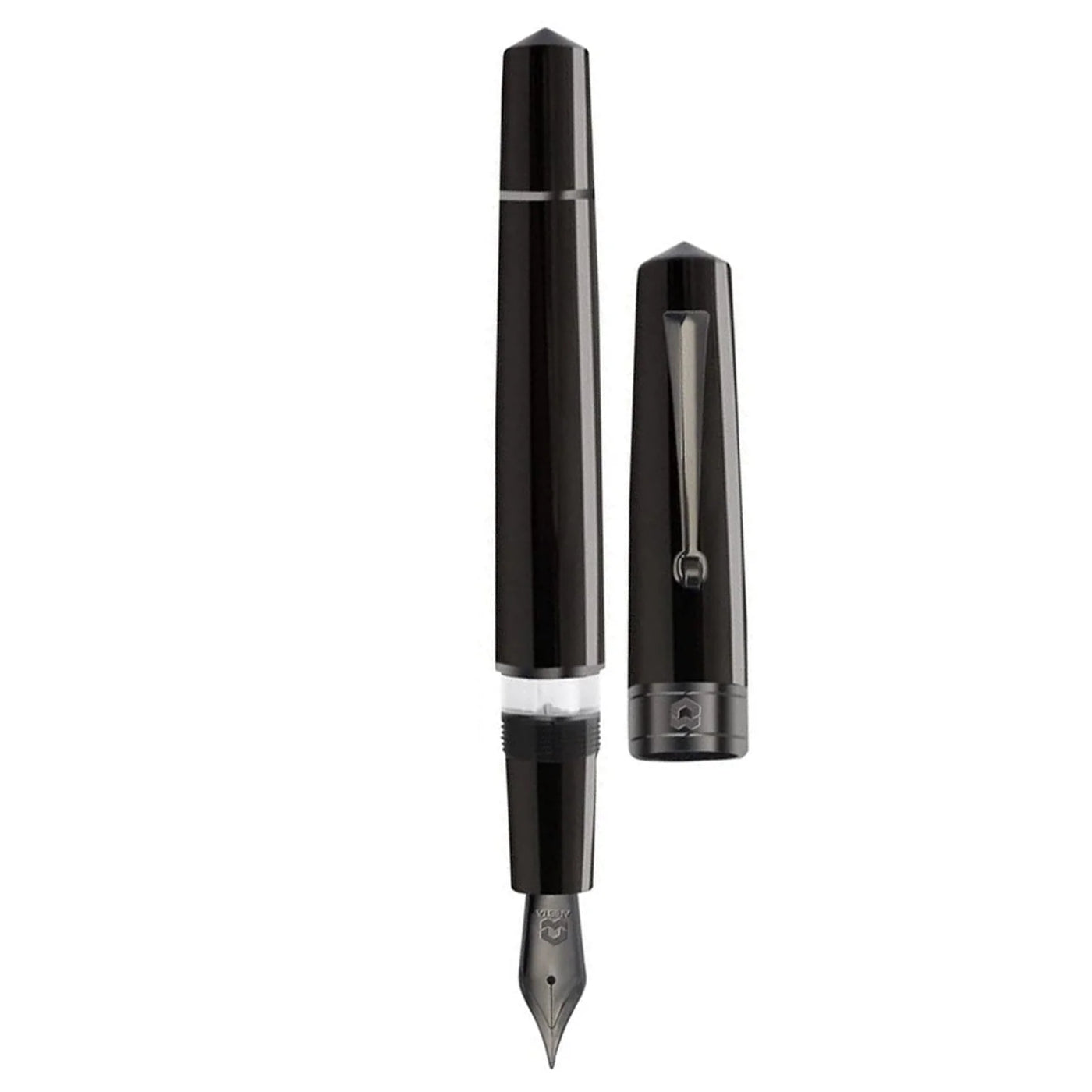 Arista | One Classic | Fountain Ink Pen | Shinny Black-titanium Trims