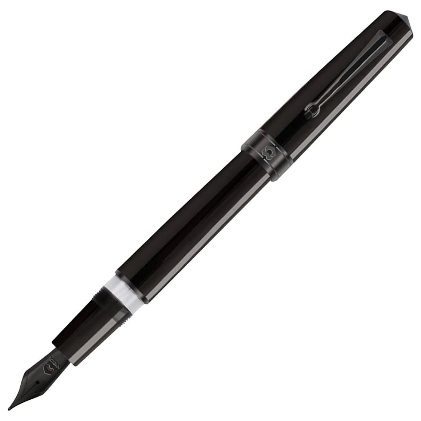 Arista | One Classic | Fountain Ink Pen | Shinny Black-titanium Trims