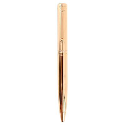 Arista | Ballpoint Pen | Full Gold | With Gold Table Clock With Pencil Mechanism