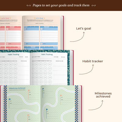 7mm Between the Lines | Annual Undated Planner | Best Yet to Come | Aqua Blue