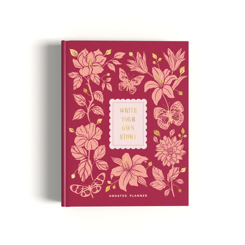 7mm Between the Lines | Annual Undated Planner | Write Your Own Story