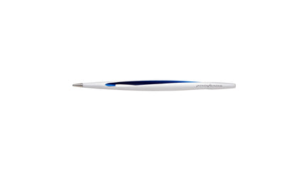 Pininfarina | Aero Blue Pencil | Ethergraf® metal alloy tip  | Raw Concrete Desk Stand