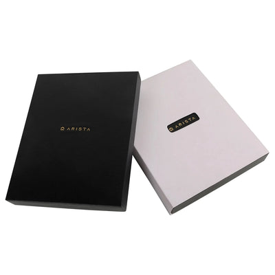 Arista | Ballpoint Pen | Black Barrel With Chrome Trim | With Elgin Watch