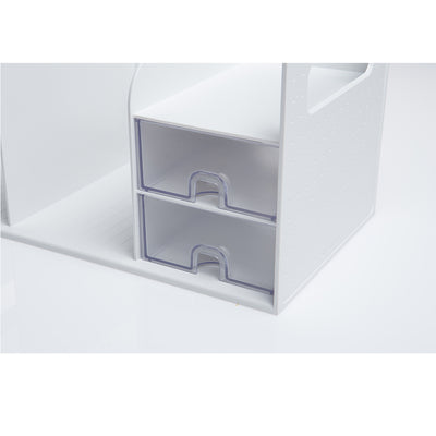 Sysmax | Book Rack With Drawers | Grey