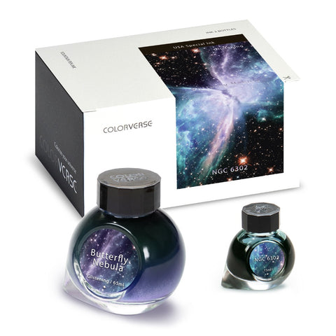 Colorverse | Ink Bottle | Special Ink | Butterfly Nebula & NGC 6302 (65ml+15ml)