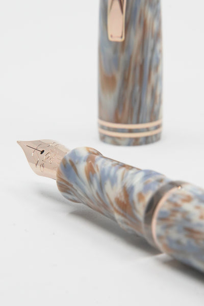 Gioia | Metis | Fountain Pen | Cappuccino | Rose Gold Trims