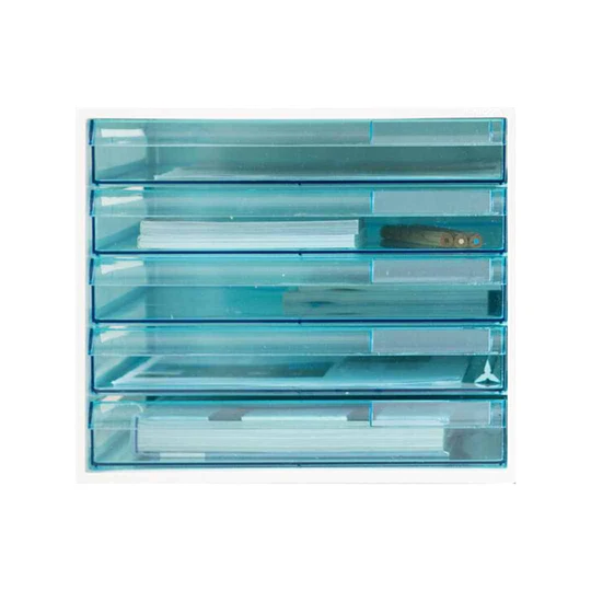 Litem | EL File Cabinet | 5 Drawers | Ivory