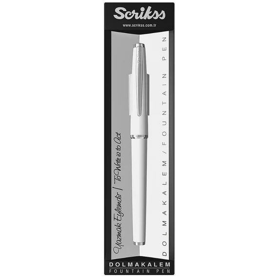 Scrikss | Vintage 33 | Fountain Pen | White