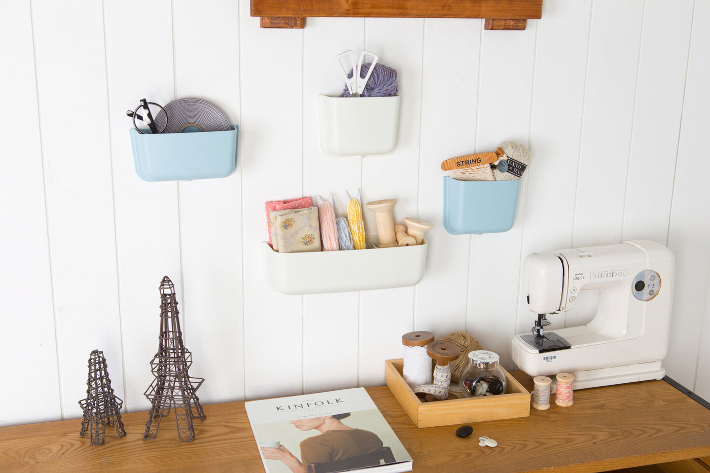 Litem | Wall Mounted | Organizer |  Mint | Myroom | For Office  Home & Kitchen