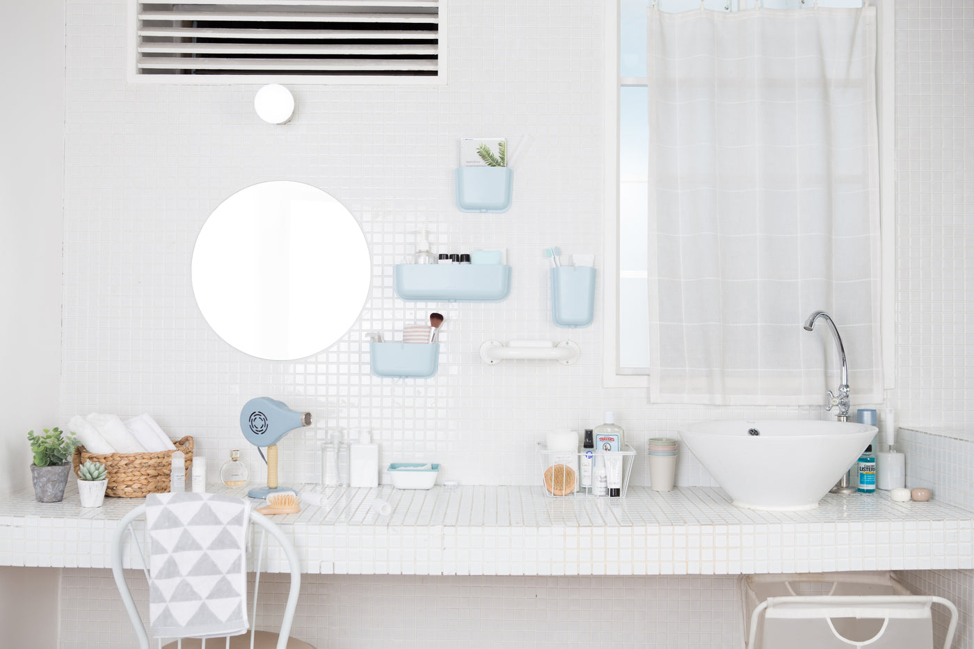 Litem | Wall Mounted | Organizer |  Mint | Myroom | For Office  Home & Kitchen