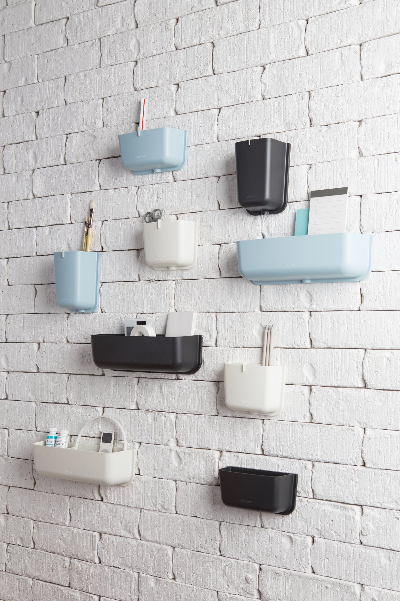 Litem | Wall Mounted | Organizer |  Dark Grey | Myroom | For Office  Home & Kitchen