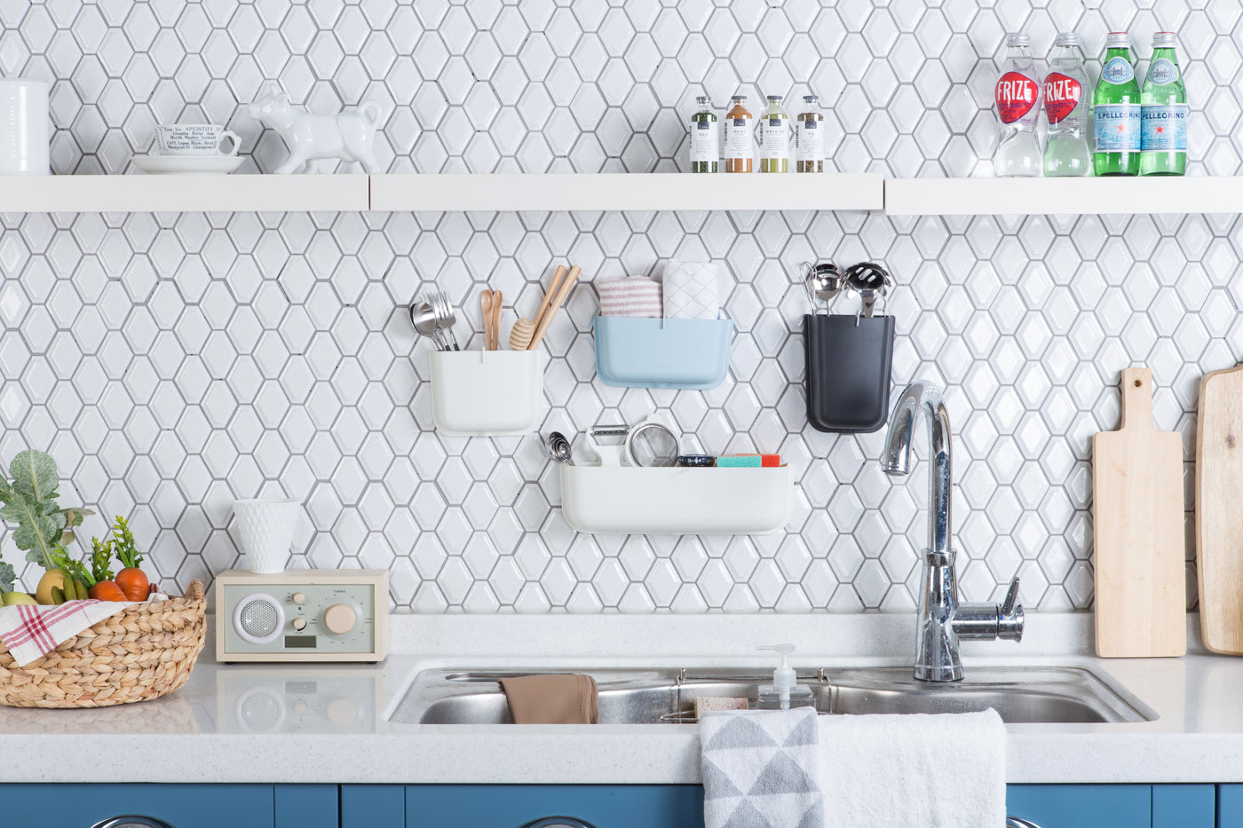 Litem | Wall Mounted | Organizer |  Dark Grey | Myroom | For Office  Home & Kitchen