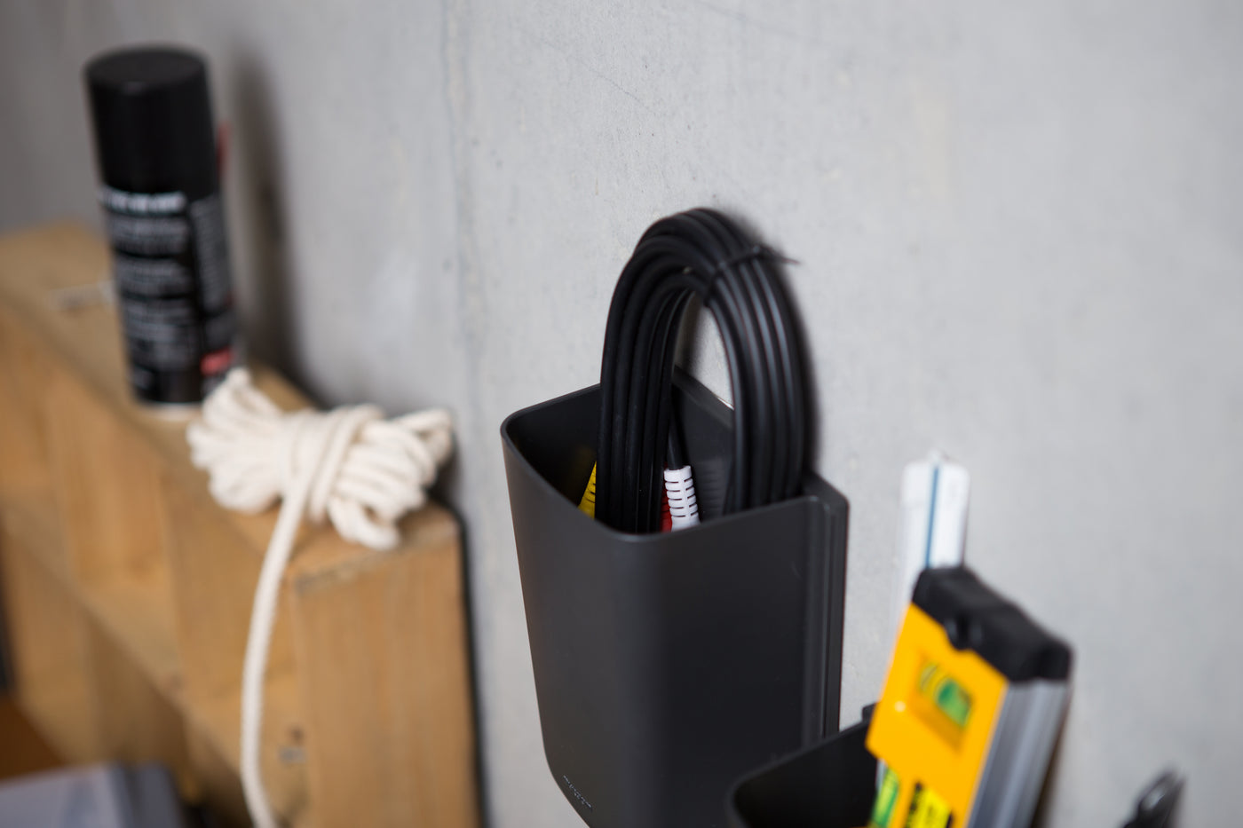 Litem | Wall Mounted | Organizer |  Dark Grey | Myroom | For Office  Home & Kitchen