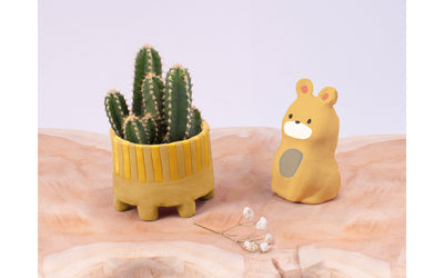 Jovi European Air-Dry Modeling Grey Clay 3 Packets - Each Pack of 250 Grams for Sculpting Pottery Art & Craft Handicraft Educational Purpose Fine Motor Skills