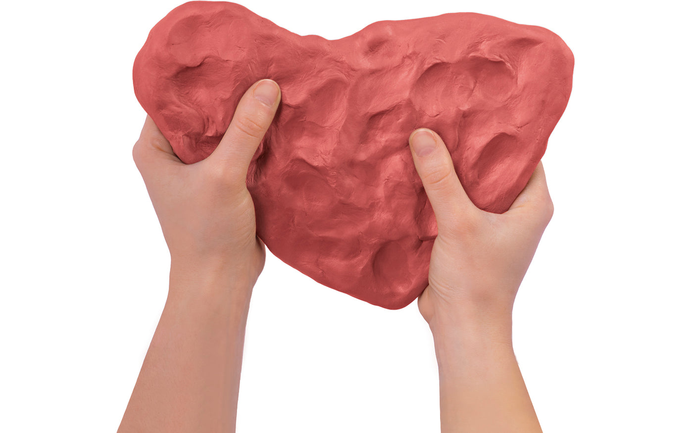 Jovi European Air-Dry Modeling Natural Terracotta Clay 3 Packets - Each Pack of 250 Grams for Sculpting Pottery Art & Craft Handicraft Educational Purpose Fine Motor Skills