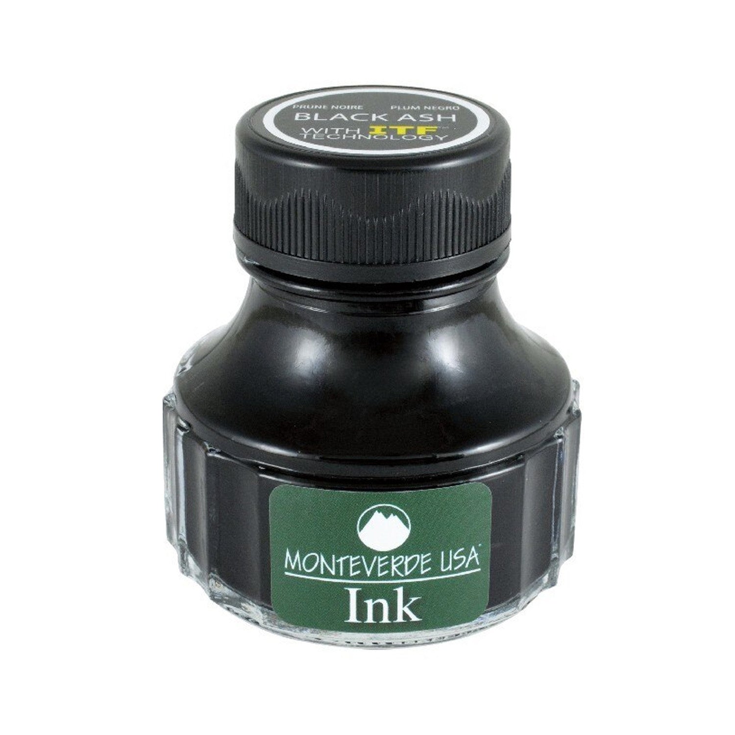 Ash Ink Monteverde Black Ash Ink Bottle - 90ml