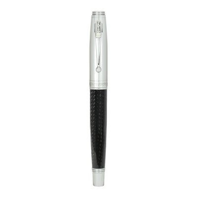 Monteverde Invincia Roller Ball Pen - Chrome & Carbon Fibre 4