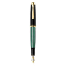 PELIKAN FOUNTAIN PEN M600 SOUVERAN - BLACK/GREEN (BROAD NIB)