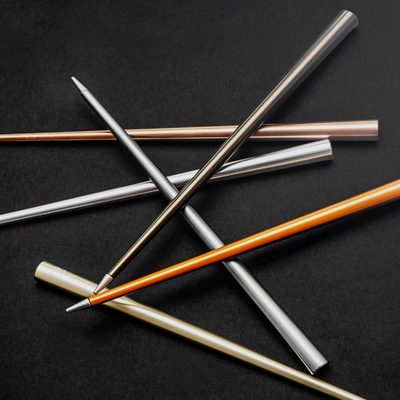 Pininfarina | Forever | Prima | Titanium | Anodized Aluminum Stylus with Ethergraf® Tip Pencil