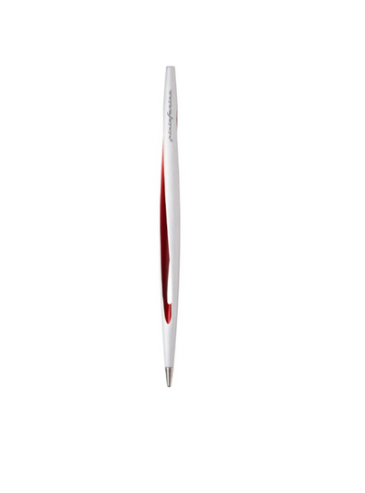 Pininfarina | Aero Red Pencil | Ethergraf® metal alloy tip | Raw Concrete Desk Stand