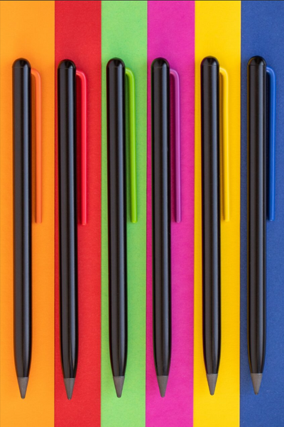 Pininfarina | Grafeex | Graphite Pencil | Brass Barrel | Orange