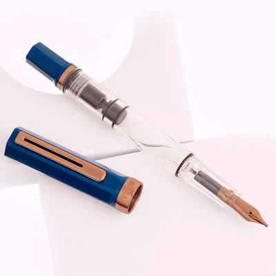 Twsbi Eco Indigo Blue Bronze Fountain Pen