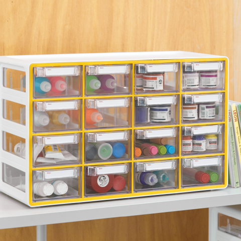 Sysmax | Up System Multi Box | 16 Drawers | Yellow
