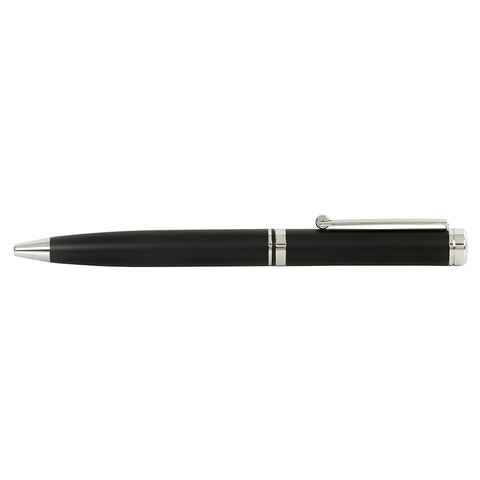 Arista | Ballpoint Pen | Black Barrel With Chrome Trim | With A5 Note Book