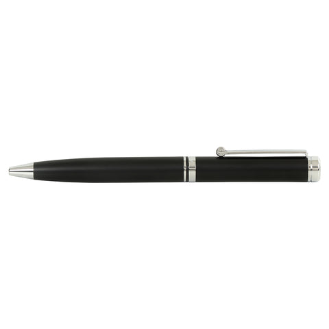 Arista | Ballpoint Pen | Black Barrel With Chrome Trim | With Elgin Watch