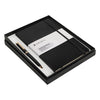 Arista | Ballpoint Pen | Black With Gold Trim | With A5 Note Book