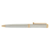 Arista | Ballpoint Pen | Chrome With Gold Trim | With A5 Note Book
