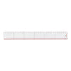 Aristo | Cutting Ruler Pexiglass | Red Cutting Edge | 30cm | Transparent