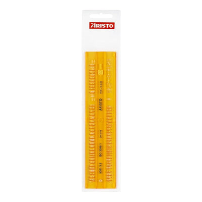 Aristo | Lettering Stencil | Straight 3.5mm | Transparent Plastic