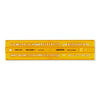 Aristo | Lettering Stencil | Straight 3.5mm | Transparent Plastic