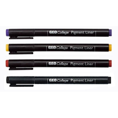 Aristo | Pigment Liner | 0.05,0.1,0.3,0.5 | Black | Set of 4