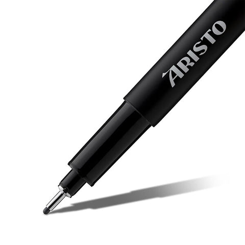 Aristo | Pigment Liner | 0.8mm | Black | Pack of 6